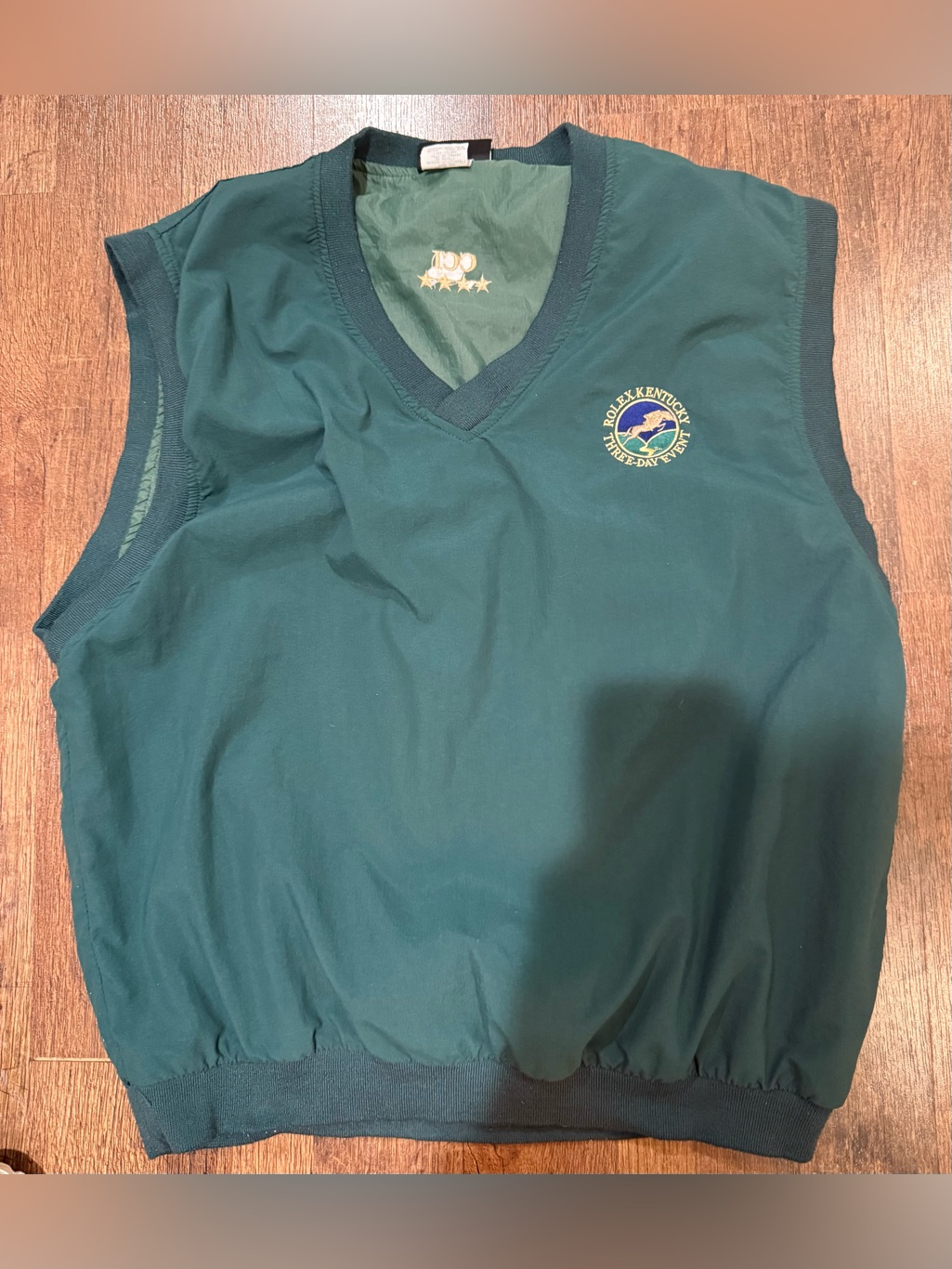 Vintage Rolex Kentucky Three Day Event Vest Made In Usa Large